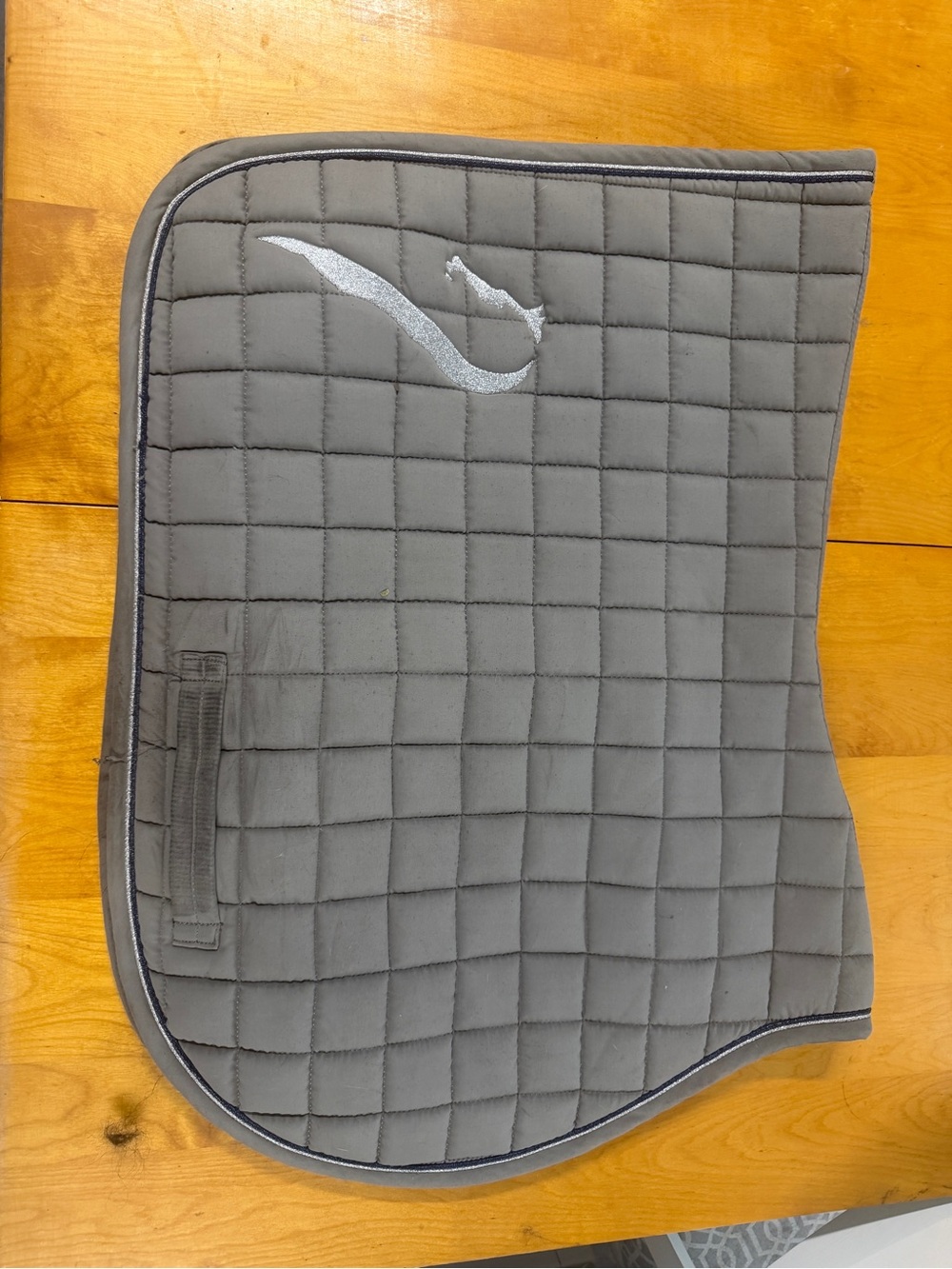 Antares Quilted Saddle Pad with Silver Logo